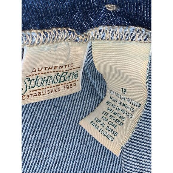 Vintage St John’s Bay Denim Midi Maxi Skirt Size 12 - Picture 16 of 16